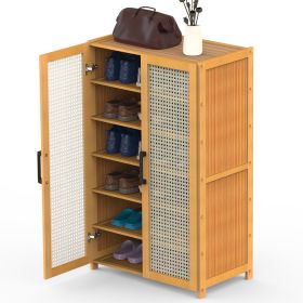 6-Tier Bamboo Shoe Rack