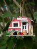 Retro Camper Birdhouse - Vintage-Style Birdhouse for Garden Decor