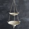 Stone Gardens Two-Tier Hanging Bird Feeder or Bird Bath