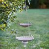 Stone Gardens Two-Tier Hanging Bird Feeder or Bird Bath