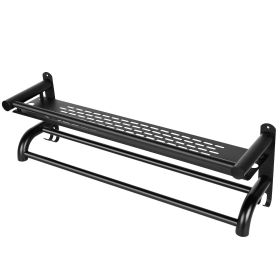 2 Tier Wall Mounted Towel Rack Bar Rail