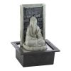 Buddha Cascading Tabletop Fountain - Serene Indoor Water Feature