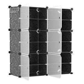 6-Tier 2-Row Shoe Rack Organizer Stackable Free Standing