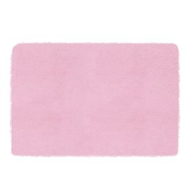 Fluffy Bedroom Rug 48 2.6 anti-Skid Shaggy Area Rug Decorative Floor Carpet Mat (Option: Pinkg)