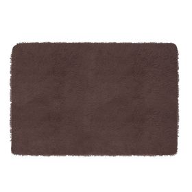 Fluffy Bedroom Rug 48 2.6 anti-Skid Shaggy Area Rug Decorative Floor Carpet Mat (Option: Browgn)