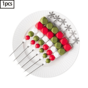 Christmas DIY Baking Fondant Cake Frosting Cookie Marking Needle (Option: 1pc)