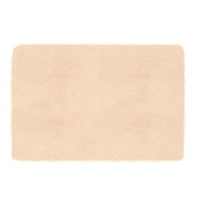 Fluffy Bedroom Rug 48 2.6 anti-Skid Shaggy Area Rug Decorative Floor Carpet Mat (Option: Beigge)