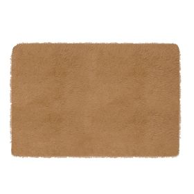 Fluffy Bedroom Rug 48 2.6 anti-Skid Shaggy Area Rug Decorative Floor Carpet Mat (Option: Coffgee)