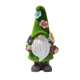 Gnome Solar Light, Flower Garden Decoration (Emitting Color: B)